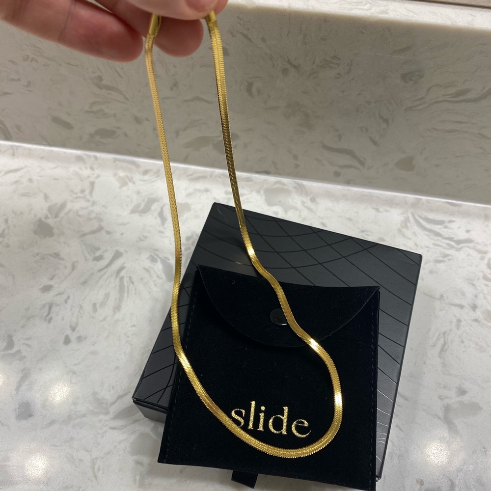 18k gold plated necklace